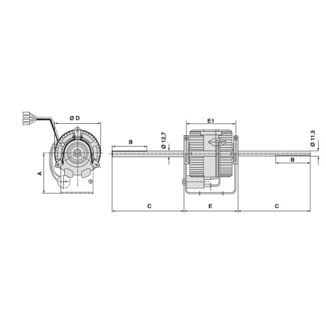 RPM-MOTOR VENTILATOR VENTILOCONVECTOR 237-11006308