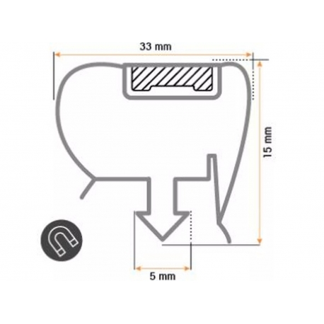 GARNITURA USA FRIGIDER INFRICO  438-724479